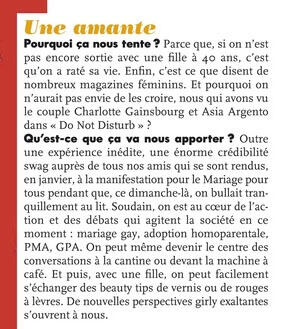 Elle article homophobe