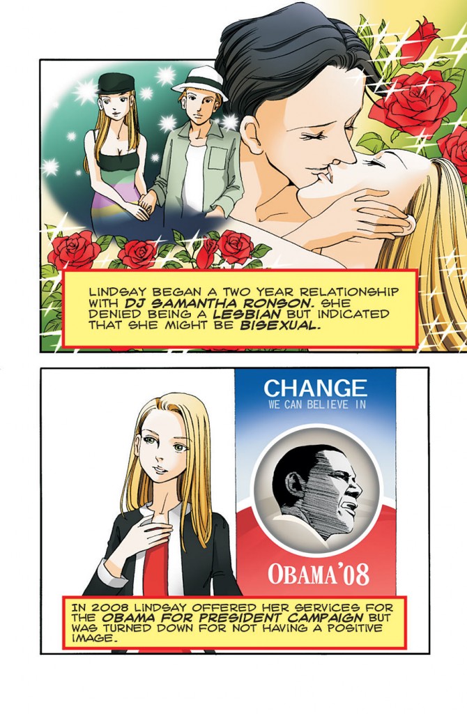 Iinfamous Lindsay Lohan Comic