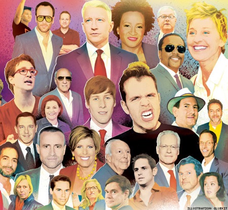 Classement personnalités magazines Out