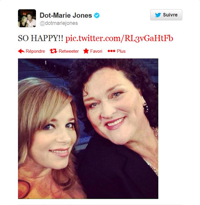Tweet mariage Dot Maire Jones