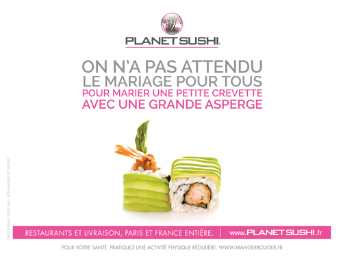 Planet Sushi Mariage pour tous