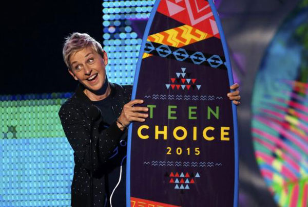 Ellen DeGeneres - Teen Choice Awards 2015