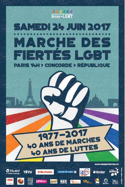 gay pride 2017 marche des fiertés affiche
